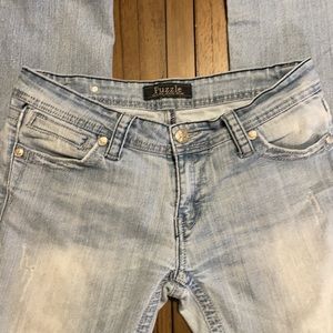 Ladies puzzle jeans sizes jr 9/10